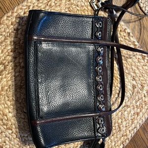 Brighton purse 10x7 black and brown